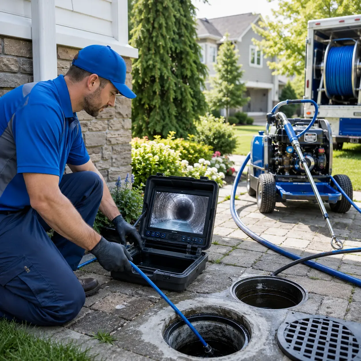 Outdoor drain cleaning professionals serving Colton, CA